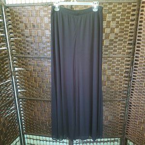 Dressbarn  - Women Black Wide-Leg Pants - Petite X